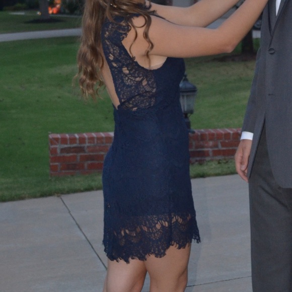 Free People Cora Daydream Bodycon Lace Mini Dress - Picture 2 of 2